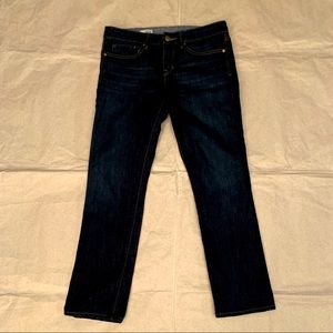 GAP Mid Rise Real Straight Jeans